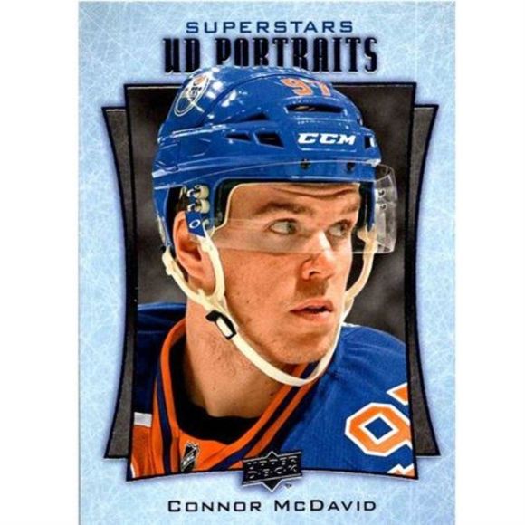 2016-17 CONNOR MCDAVID UD PORTRAITS CARD #P-53 - Picture 1 of 2